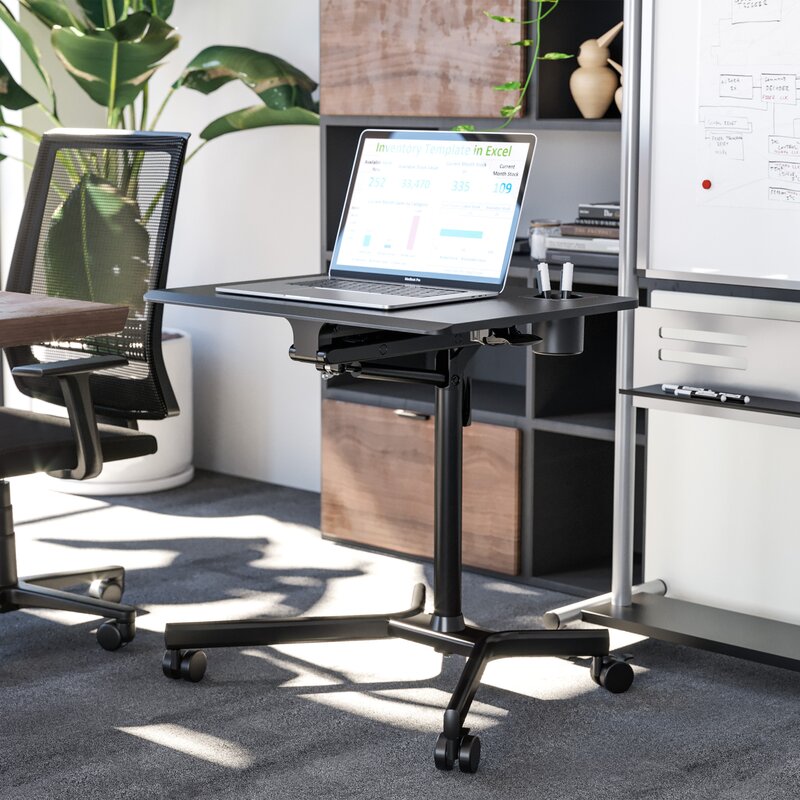 Inbox Zero Height Adjustable Standing Desk | Wayfair